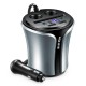 108D Gray Blue Car Charger With Digital Voltage 108D Gray Blue Car Charger With Digital Voltage