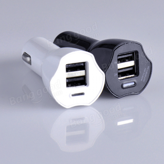 JC09 Universal 2A Double USB Car Charger for Mobile Phone iPhone 6 5 HTC JC09 Universal 2A Double USB Car Charger for Mobile Phone iPhone 6 5 HTC