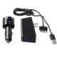 DL-AC318 Car Charger 10.5W 2.1A Charger Kit with US Plug USB Wall Chager