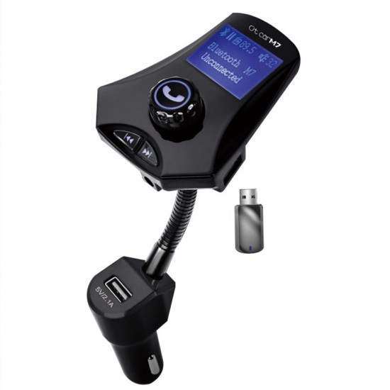 M7 Car bluetooth MP3 FM Transmitter Hands-free Player Car Charger