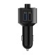 Mini LED Display Dual USB bluetooth Hands-free Smart Quick Wireless 3.6A Car Charger with Microphone