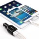 UCA-3U 3 Port USB Car Charger 2.4A 1A for iPad/iPhone/iPod/HTC