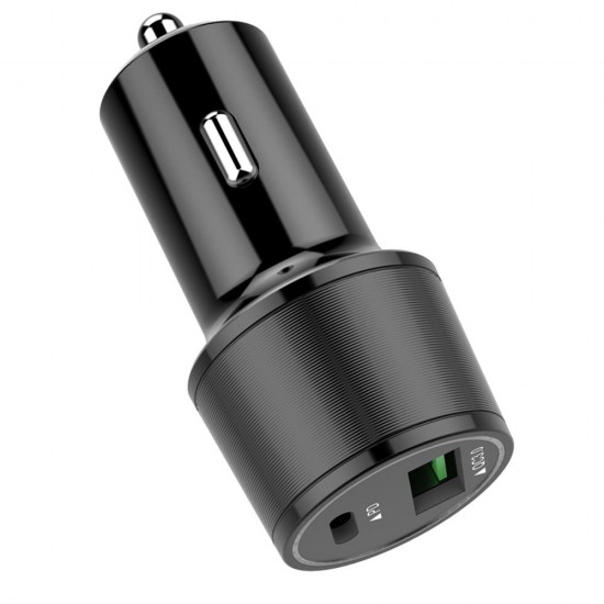 QC 3.0 Car Charger Metal Double Aperture PD Two In One Car Charger QC 3.0 Car Charger Metal Double Aperture PD Two In One Car Charger