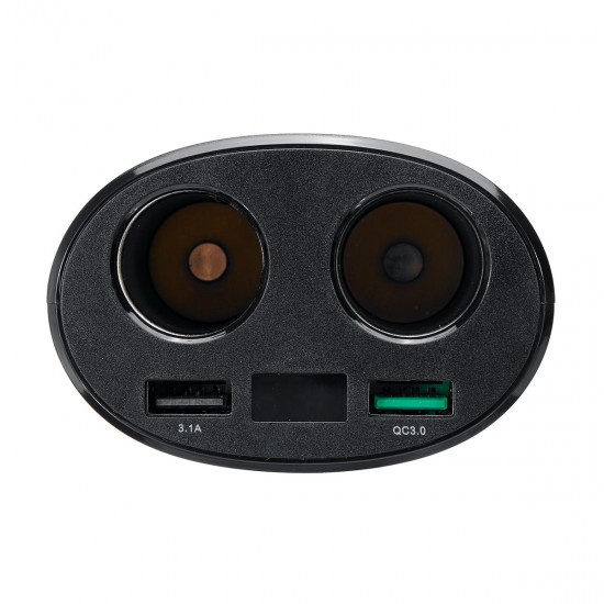 QC3.0 C igarette Lig hter Car USB 12V-24V 2 Port Charger Socket Splitter Plug Adapter Car Charger 2in1 QC3.0 C igarette Lig hter Car USB 12V-24V 2 Port Charger Socket Splitter Plug Adapter Car Charger 2in1