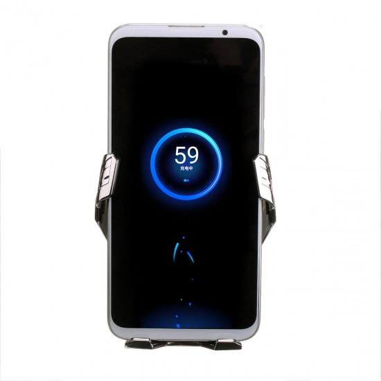 Wireless Fast Car Charger 10W Vehicle Charger Car Phone Holder Black Wireless Fast Car Charger 10W Vehicle Charger Car Phone Holder Black
