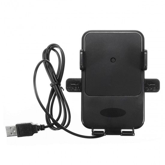 Wireless Charger Dual USB Car Cig arette Lighter Holder For i Phone Sam sungder