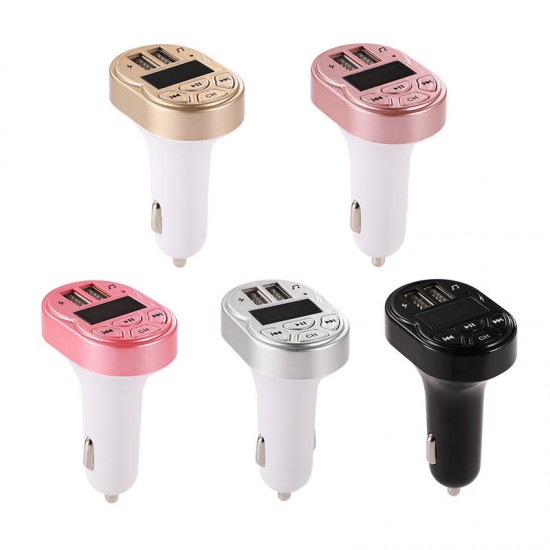 A2 Handsfree Car MP3 Player Car Charger Support bluetooth
