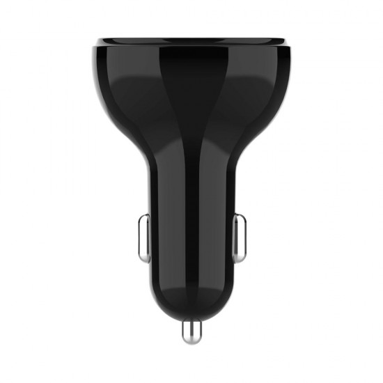 C02 Black Car Charger Digital Display QC3.0 Fast Charge Type-c C02 Black Car Charger Digital Display QC3.0 Fast Charge Type-c