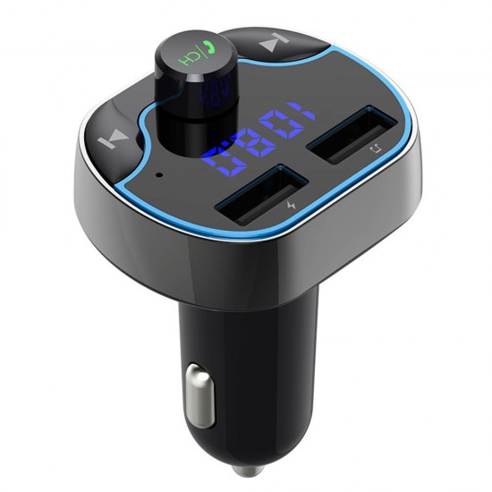 T24 bluetooth 4.2 Car bluetooth Transmitter Car MP3 Player U disk Car Mp3 Card Machine