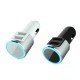 R70 Overload Protection Dual USB Interface Portable Car Charger for Smartphones