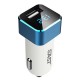 SAST Universal 2.1A USB Car Charger Auto Voltage Monitor & Cigarette For iPad Smartphone