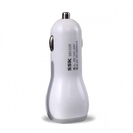 SDC220 Dual USB Universal Car Charger For Mobile Phone iPAD SDC220 Dual USB Universal Car Charger For Mobile Phone iPAD