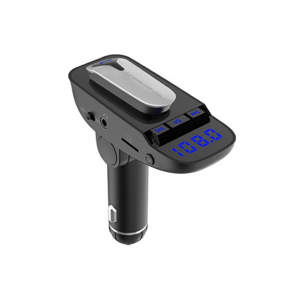 ER9 Wireless bluetooth V4.2 Headset FM Transmitter Car MP3 Adapter Car Kit TF SD Card USB Port ER9 Wireless bluetooth V4.2 Headset FM Transmitter Car MP3 Adapter Car Kit TF SD Card USB Port