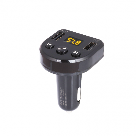 T852 Car Charger MP3 Player Smart Dual USB bluetooth Receiver Transmitter Playback Hands-free FM
