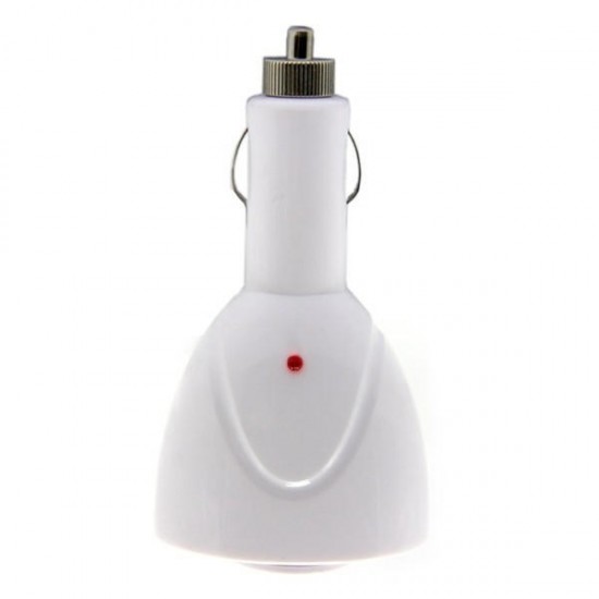 T17252 Car Charger 1 Separate 2 Two USB Power Adapter Cigratte Lighter Plug for Digital Device