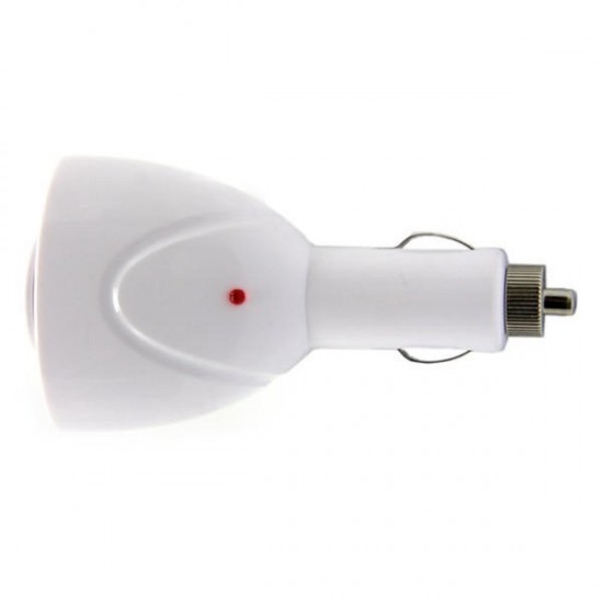 T17252 Car Charger 1 Separate 2 Two USB Power Adapter Cigratte Lighter Plug for Digital Device