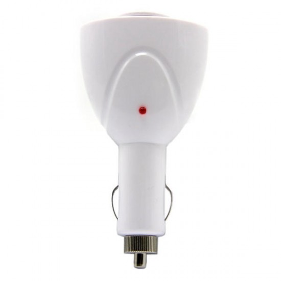 T17252 Car Charger 1 Separate 2 Two USB Power Adapter Cigratte Lighter Plug for Digital Device