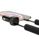 TYPE-C Interface 2.4A USB Fast Charge Car Charger with 1.5 Meters Spring Line TYPE-C Interface 2.4A USB Fast Charge Car Charger with 1.5 Meters Spring Line