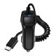 TYPE-C Interface 2.4A USB Fast Charge Car Charger with 1.5 Meters Spring Line TYPE-C Interface 2.4A USB Fast Charge Car Charger with 1.5 Meters Spring Line