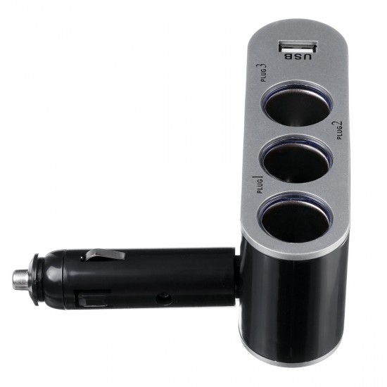 USB Car Charger Smart IC 3 Socket Lighter Phone Adapter Accessories USB Car Charger Smart IC 3 Socket Lighter Phone Adapter Accessories