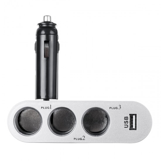 USB Car Charger Smart IC 3 Socket Lighter Phone Adapter Accessories USB Car Charger Smart IC 3 Socket Lighter Phone Adapter Accessories