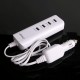 Universal 4 Ports USB Travel Mobile Phone Car Charger 5V 3A Smart Charging Head Smart Phone Adapter