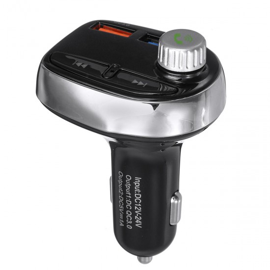 Wireless Bluetooth Car MP3 Player FM Transmitter Radio LCD SD Dual USB Car Charger Kit