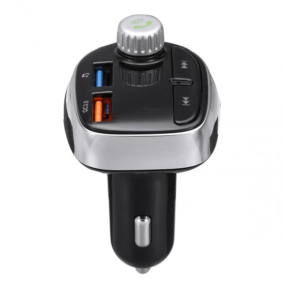 Wireless Bluetooth Car MP3 Player FM Transmitter Radio LCD SD Dual USB Car Charger Kit