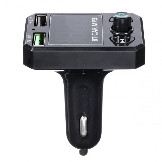 Wireless Bluetooth Handsfree 3.1A Fast Charge Car Kit FM Transmitter MP3 Player Dual USB Charger Wireless Bluetooth Handsfree 3.1A Fast Charge Car Kit FM Transmitter MP3 Player Dual USB Charger
