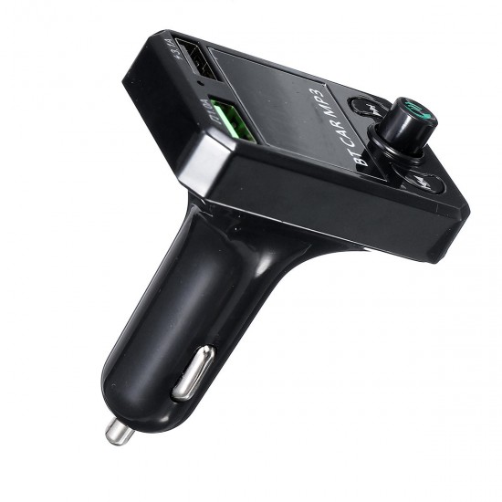 Wireless Bluetooth Handsfree 3.1A Fast Charge Car Kit FM Transmitter MP3 Player Dual USB Charger Wireless Bluetooth Handsfree 3.1A Fast Charge Car Kit FM Transmitter MP3 Player Dual USB Charger