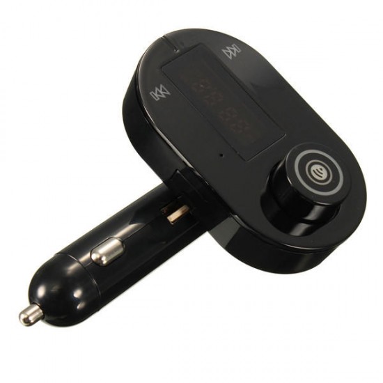 Wireless Car Charger FM Transimittervs Modulator MP3 Player Hands Free with bluetooth Function