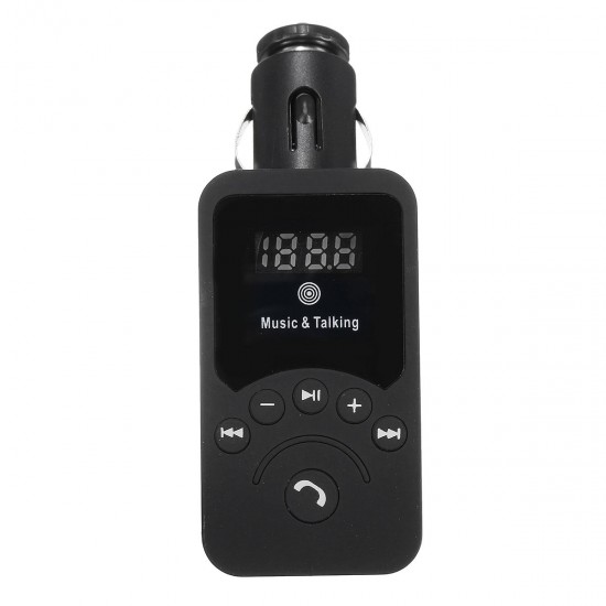 Wireless bluetooth FM Transmitter Radio Car Kit MP3 Music Player USB Charger TF