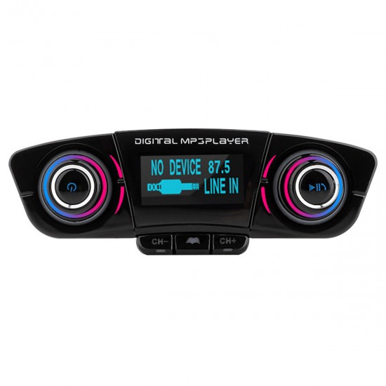 Wireless bluetooth Handsfree Voice Navigation Car Kit FM Transmitter MP3 Player USB Charger AUX Wireless bluetooth Handsfree Voice Navigation Car Kit FM Transmitter MP3 Player USB Charger AUX