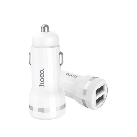 Z27 DC 5V 2.4A Dual USB Ports Car Charger