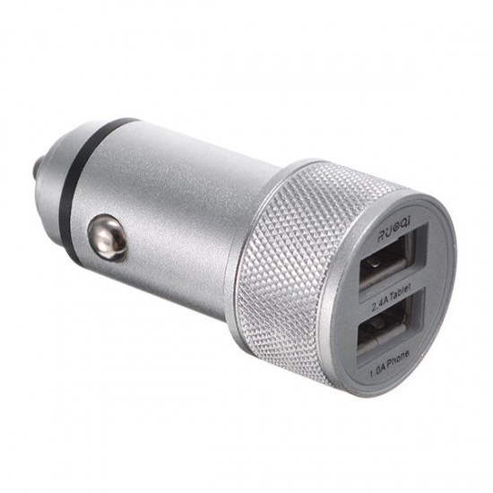ZQ-N401 Dual USB 5V 3.4A Universal Car Charger for Mobile Phone Tablet GPS ZQ-N401 Dual USB 5V 3.4A Universal Car Charger for Mobile Phone Tablet GPS