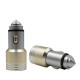 ZQ-N404 USB Car Charger With Safety Hammer Auto Power Adapter For iPhone Samsung Phone MP3