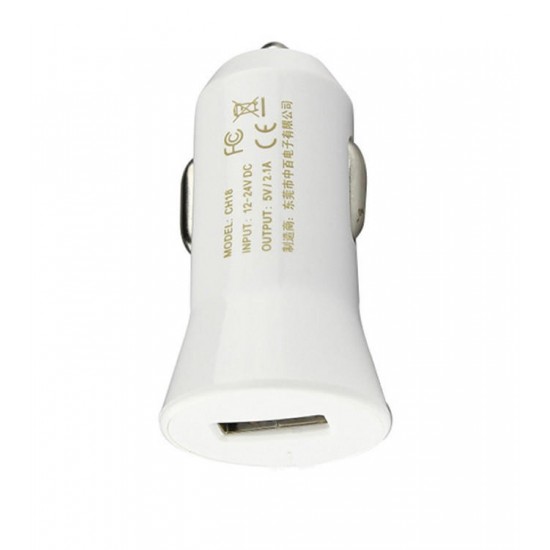 CH18A USB Car Charger 5V 2.1A for iPhone Xiaomi Samsung Digital USB Port Electrric Device CH18A USB Car Charger 5V 2.1A for iPhone Xiaomi Samsung Digital USB Port Electrric Device