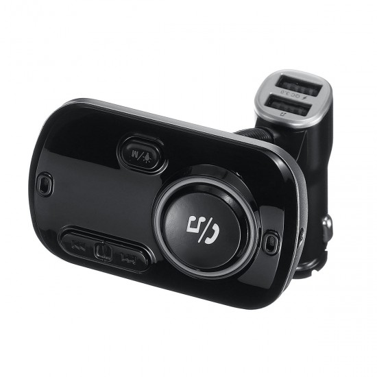bluetooth 5.0 FM Transmitter Handsfree Car Kit MP3 Player QC 3.0 USB Charger