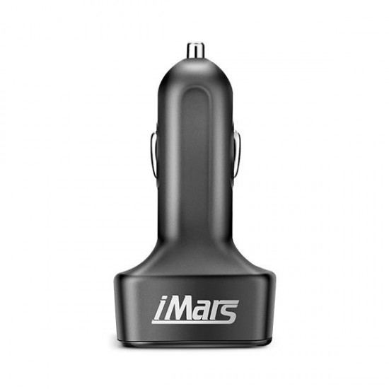 iM-C2 4 in 1 Dual USB Car Charger Adapter 5V 3.1A Bullet Car Charger for Cell Phone iPhone