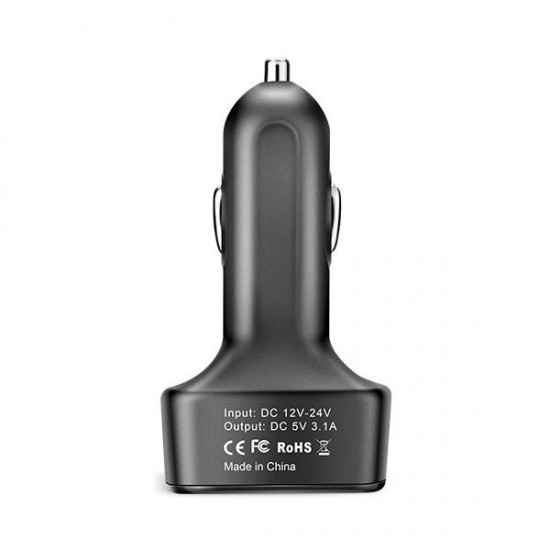 iM-C2 4 in 1 Dual USB Car Charger Adapter 5V 3.1A Bullet Car Charger for Cell Phone iPhone iM-C2 4 in 1 Dual USB Car Charger Adapter 5V 3.1A Bullet Car Charger for Cell Phone iPhone