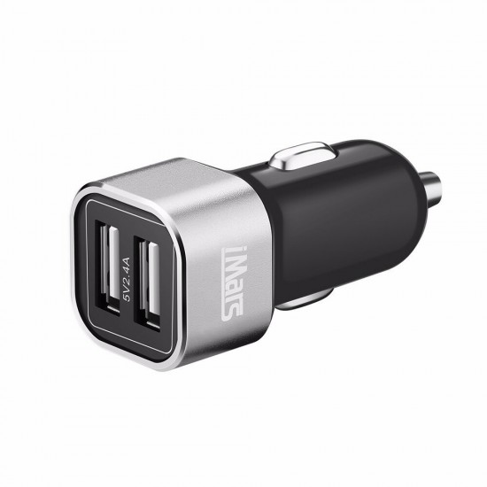 iMars Quick Charge 24W Dual USB Port 5V 4.8A Car Charger for Samsung S7 edge Note 7