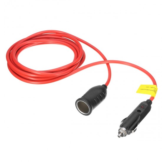 12V Car Cigarette Lighter Socket Extension Cord Power Cable Lead Charger Socket