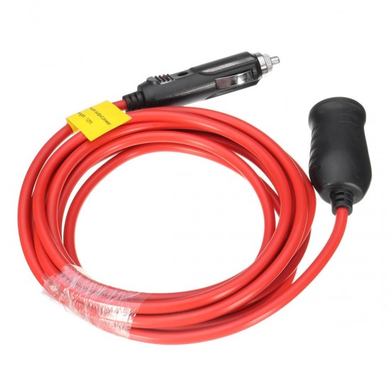 12V Car Cigarette Lighter Socket Extension Cord Power Cable Lead Charger Socket