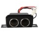 12V Car Motor Bike Tractor Boat Cigarette Lighter Double Socket Plug 12V Car Motor Bike Tractor Boat Cigarette Lighter Double Socket Plug