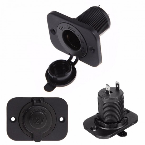 12V/24V Car Motorboat Waterproof Cigarette Lighter Socket USB Power Plug Outlet 12V/24V Car Motorboat Waterproof Cigarette Lighter Socket USB Power Plug Outlet