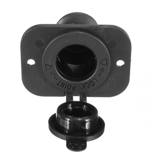 12V/24V Car Motorboat Waterproof Cigarette Lighter Socket USB Power Plug Outlet 12V/24V Car Motorboat Waterproof Cigarette Lighter Socket USB Power Plug Outlet