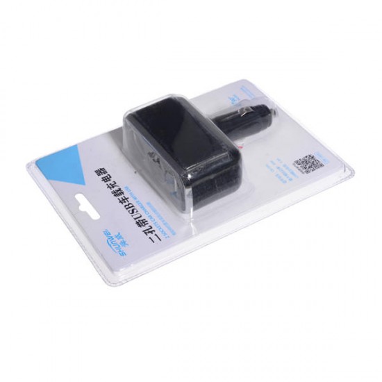 2 Way Car Cigarette Lighter Socket with USB 90 Degree Rotate 2 Way Car Cigarette Lighter Socket with USB 90 Degree Rotate