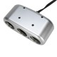 3 Way Car Cigarette Lighter Socket Splitter Adapter Charger LED 3 Way Car Cigarette Lighter Socket Splitter Adapter Charger LED
