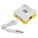 Car Cigarette Lighter Current Voltage Temperature Display 4 USB Ports Charger Car Cigarette Lighter Current Voltage Temperature Display 4 USB Ports Charger