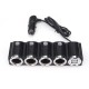 DC 12V/24V 4 Way USB Car Cigarette Lighter Socket Splitter Charger Power Adapter